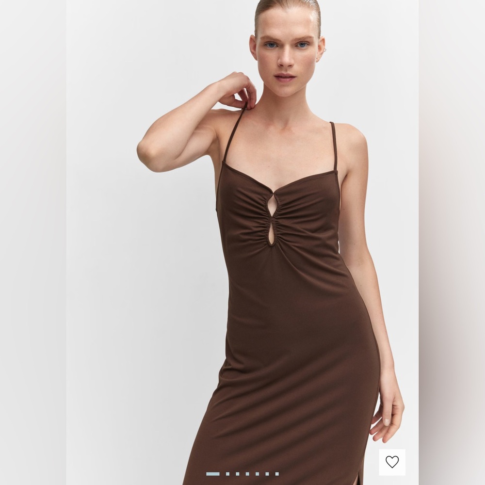 Mango Brown Dress